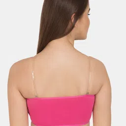 Tweens Pack Of 3 Pink Solid Non-Wired Lightly Padded T-shirt Bras TW-9279-3PC-DPK-30B image 3