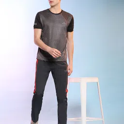 Dpassion Men Regular Fit Mid-Rise Track Pants image 3