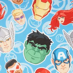 Marvel by Wear Your Mind Boys Blue & White Printed Round Neck T-shirt image 2