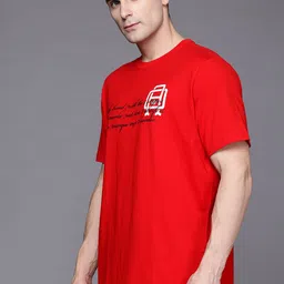 ADIDAS Originals Men Printed Varsity Pure Cotton T-shirt image 5