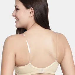 Floret Pack of 2 Solid Non-Wired Lightly Padded T-shirt Bras image 4