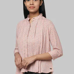 Park Avenue Woman Women Brown Printed Top image 2