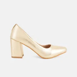 DressBerry Women Pointed Toe Party Block Pumps image 5