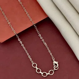 Anouk Brass Silver-Plated Handcrafted Chain image 4