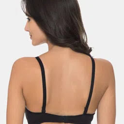 KOMLI Pack Of 2 Solid Non-Wired Non Padded Everyday Bra K-983-BLK-2PC-WH image 2