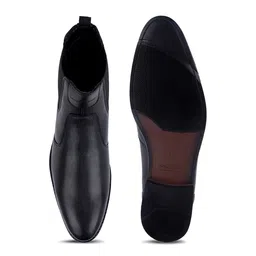 LOUIS STITCH Men Mid-Top Slip-On Chelsea Boots image 2