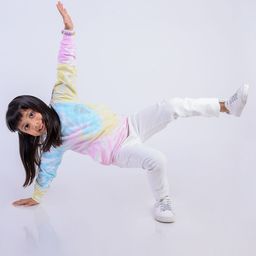 TALES & STORIES Girls Multicoloured Tie Dye Sweatshirt-picture-18