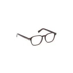 ermenegildo zegna accessories Ermenegildo Zegna Men Acetate Brown Frame Clear Lens Rectangle Full Rim Frame-Ez5332 53 048 (53) image 5
