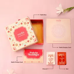 Voylla Set of 2 Cosmic Yin-Yang Thread Rakhis image 2