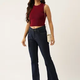 FEMEA Solid Cotton Crop Top image 4