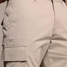 The Roadster Lifestyle Co. Men Solid Cargo Shorts image 5