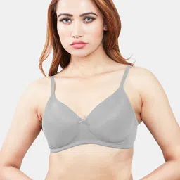 Sonari Women Pink Solid Cotton Lightly Padded Bra image 3