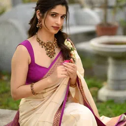 KALINI Woven Design Saree image 5