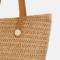 Mast & Harbour Oversized Shoulder Bag with Windcatcher Charm image 3