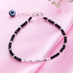 Zavya Women Sterling Silver Gold-Plated Evil Eye Bracelet-picture-46