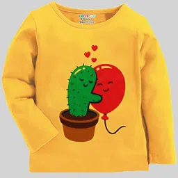 KUCHIPOO Girls Pack Of 5 Multicoloured Printed T-shirt image 3