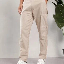 Nautica Men Coastal Comfort Linen Regular Fit Trousers-picture-8