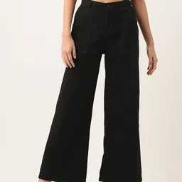 DressBerry Women Wide Leg Stretchable Jeans-image-74