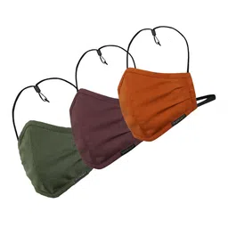 VASTRAMAY Unisex Pack Of 3 3-Ply Adjustable Face Mask image 5