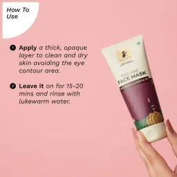 Pilgrim Red Vine Face Mask With Mulberry & Rosehip Oil - Pack Of 2 image 5