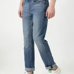 Lee Light Blue Cotton Slim Fit Jeans image 3