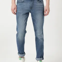 Lee Light Blue Cotton Slim Fit Jeans image 1