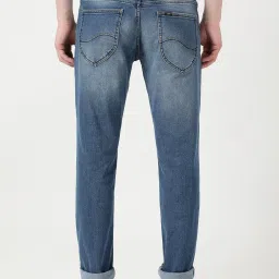 Lee Light Blue Cotton Slim Fit Jeans image 2
