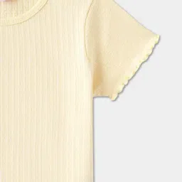 R&B Kids Yellow Regular Fit Top image 3