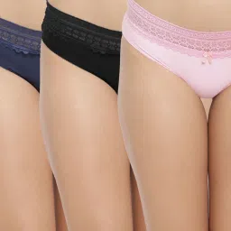 N-Gal Multicolor Lace Bikini Panty (Pack Of 3) image 1