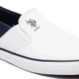 U.S. Polo Assn. Men's LANAP Pearl White Loafers image 4