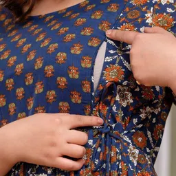 FASHION SWAG Ethnic Motifs Printed Pure Cotton Empire Kurti image 5