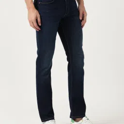 Lee Blue Cotton Regular Fit Jeans image 4