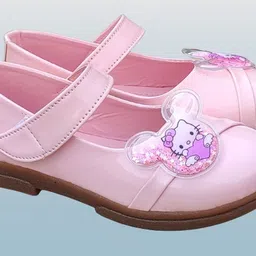 NEW LATEST Girls Velcro Ballerinas Flats-image-62