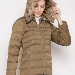 Duke Olive Green Hooded Jacket image 3