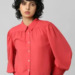 Only Red Regular Fit Shirt-picture-10