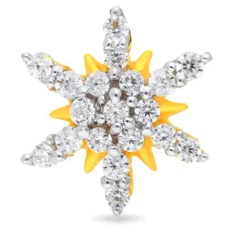 Malabar Gold and Diamonds 22k Gold Floral Nosepin for Women-image-18