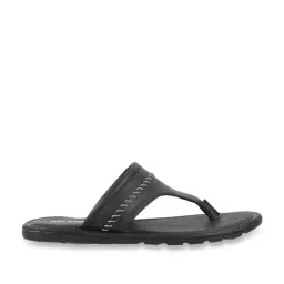Walkway Men's Black Thong Sandals-image-73