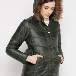 Duke Bottle Green Hooded Jacket image 3