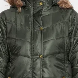 Duke Bottle Green Hooded Jacket image 5