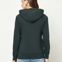 Crimsoune Club Green Printed Hoodie image 2