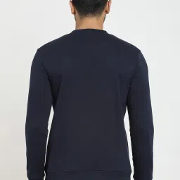 Bewakoof Blue Regular Fit Printed Sweatshirts image 2