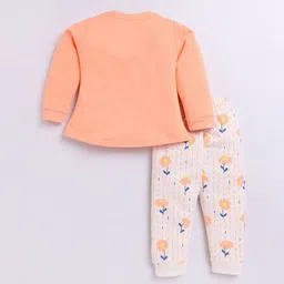 Nottie Planet Girls Printed T-shirt with Pyjamas image 2