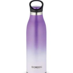 Borosil Violet Stainless Steel Double Wall Vacuum Insulated Water Bottles (700ml)-picture-43
