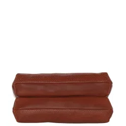 Esbeda Tan Textured Medium Shoulder Handbag image 5