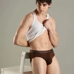 Tommy Hilfiger Brown Regular Fit Briefs image 5