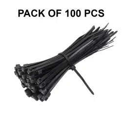 IB BASICS Cable Ties PVC Black 150 x 3 mm (Pack of 100) image 2