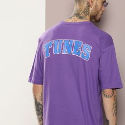 Kook N Keech Typography Printed Drop-Shoulder Sleeves Pure Cotton Oversized T-shirt-picture-47