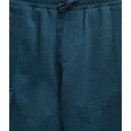 Lil Tomatoes Kids Teal Blue Cotton Joggers image 3