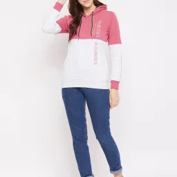 Duke Pink & White Hooded Sweatshirt image 4