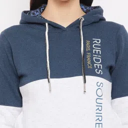 Duke Navy & White Hooded Sweatshirt image 5